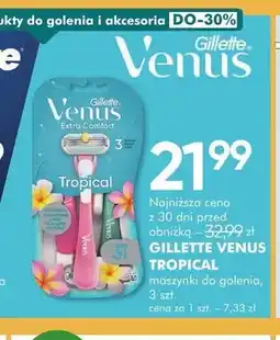 SuperPharm Maszynki do golenia Gillette Venus Tropical 3-pak oferta