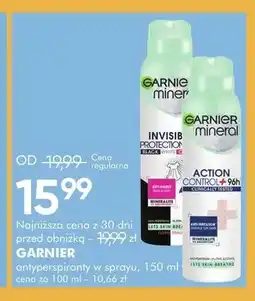 SuperPharm Antyperspirant w sprayu Garnier Mineral Invisible Protection oferta