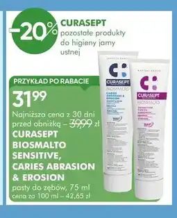 SuperPharm Pasta do zębów Curasept Biosmalto Sensitive oferta