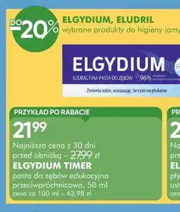 SuperPharm Edukacyjna pasta do zębów Elgydium Timer oferta