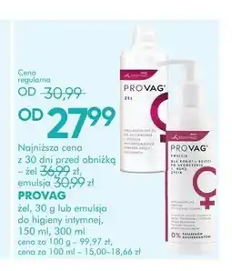 SuperPharm Emulsja do higieny intymnej Provag oferta