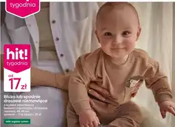 Pepco Spodnie dresowe niemowlęce chłopięce z bawełną organiczną oferta