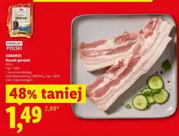 Lidl Kabanos Boczek góralski oferta