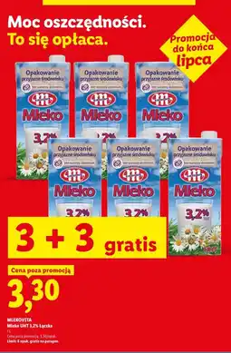 Lidl Mleko UHT 3,2% Łączka oferta