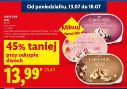 Lidl Lody Carte D'Or oferta