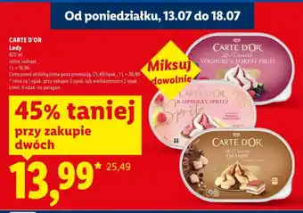 Lidl Lody Carte D'Or oferta
