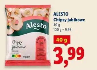 Lidl Alesto Chipsy jabłkowe oferta