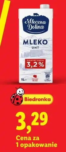 Lidl Mleczna Dolina Mleko UHT oferta