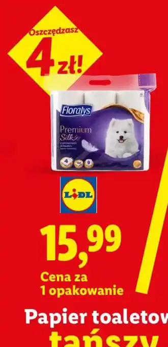 Lidl Papier toaletowy Floralys Premium Silk oferta