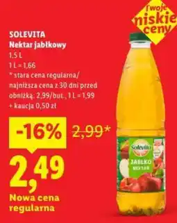 Lidl Solevita Nektar jabłkowy oferta