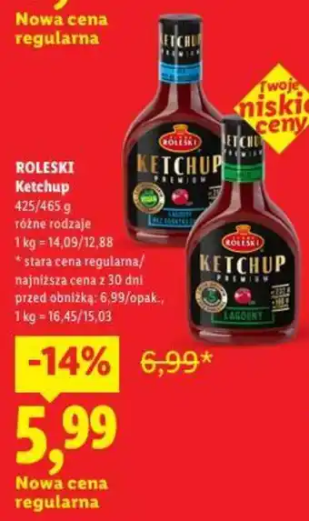 Lidl Ketchup Róleski oferta