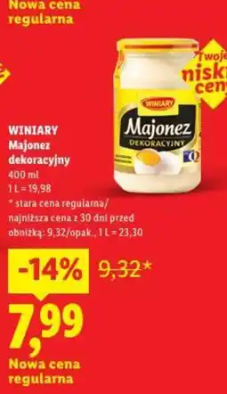 Lidl Majonez dekoracyjny oferta
