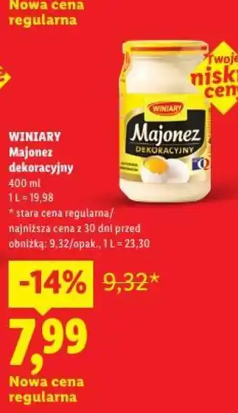 Lidl Majonez dekoracyjny oferta