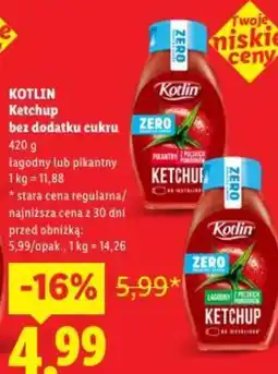 Lidl Kotlin Ketchup ZERO oferta