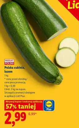 Lidl Polska cukinia, luzem oferta