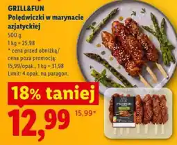 Lidl GRILL&FUN Polędwiczki w marynacie azjatyckiej oferta