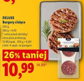 Lidl Deluxe Burgery cielęce oferta