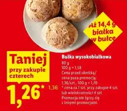 Lidl Bułka wysokobiałkowa oferta