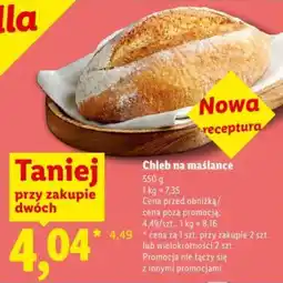 Lidl Chleb na maślance oferta