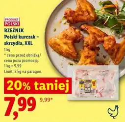 Lidl Rzeźnik Polski kurczak – skrzydła, XXL oferta