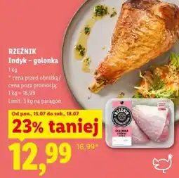 Lidl RZEŹNIK Indyk - golonka oferta