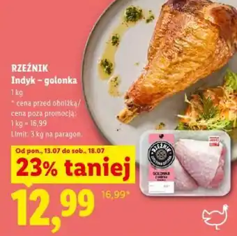 Lidl RZEŹNIK Indyk - golonka oferta