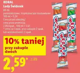 Lidl Lody Świderek oferta
