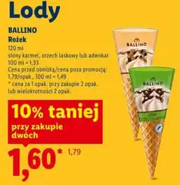 Lidl Lody BALLINO Rożek oferta