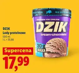 Lidl Lody proteinowe DZIK oferta