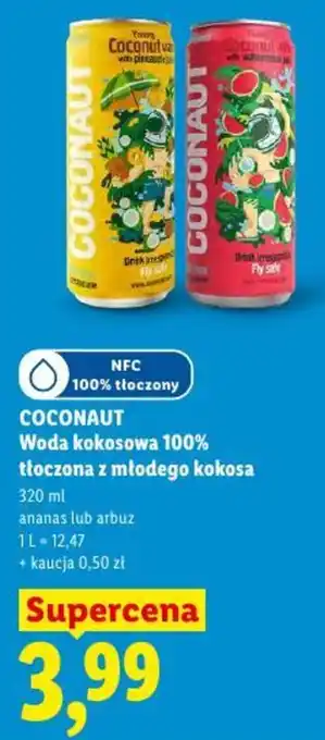 Lidl COCONAUT Woda kokosowa 100% tłoczona z młodego kokosa oferta
