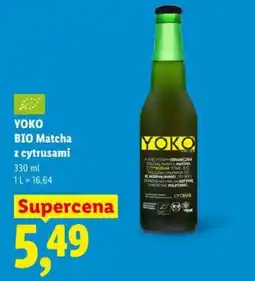 Lidl YOKO BIO Matcha z cytrusami oferta