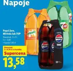 Lidl Pepsi Zero, Mirinda lub 7UP oferta