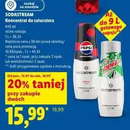 Lidl Sodastream Koncentrat do saturatora oferta