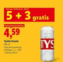 Lidl Tyskie Gronie oferta