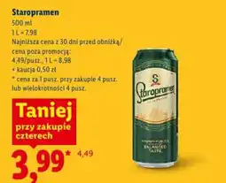 Lidl Staropramen oferta