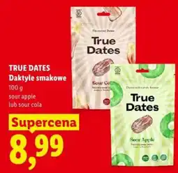 Lidl True Dates Daktyle smakowe oferta
