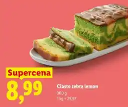 Lidl Ciasto zebra lemon oferta
