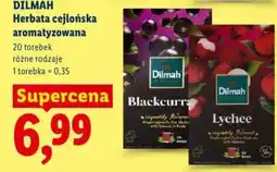 Lidl Herbata cejlońska aromatyzowana Dilmah oferta