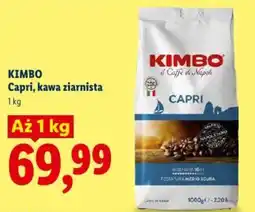 Lidl Kimbo Capri, kawa ziarnista oferta