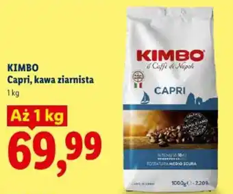 Lidl Kimbo Capri, kawa ziarnista oferta