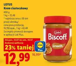 Lidl Krem ciasteczkowy Biscoff Smooth oferta