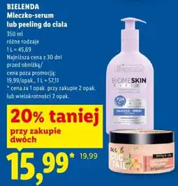 Lidl BIELLENDА Mleczko-serum lub peeling do ciała oferta