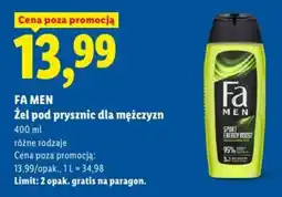 Lidl Fa Men Żel pod prysznic dla mężczyzn oferta