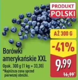 ALDI Borówki amerykańskie XXL oferta