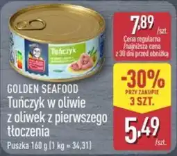 ALDI Golden Seafood Tuńczyk w oliwie z oliwek z pierwszego tłoczenia oferta
