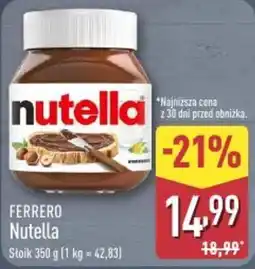ALDI Nutella oferta