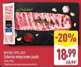 ALDI MIESNE SPECJAŁY Żeberka wieprzowe paski oferta