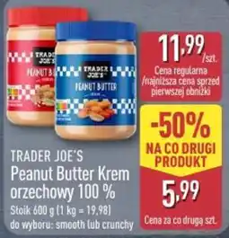 ALDI Trader Joe's Peanut Butter Krem orzechowy 100 % oferta