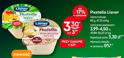 Żabka Pasta Pastella z serem wędzonym i żurawiną Lisner oferta