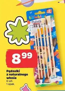 Netto Pędzelki z naturalnego włosia Bambino 6-pak oferta